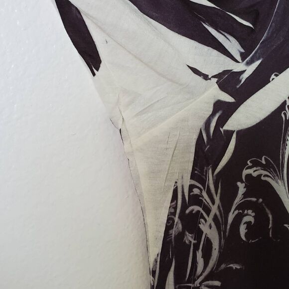 Mushka By Sienna Rose Womens XL Tunic Top Black Sublimation 3/4 Sleeve Stretch - Picture 10 of 13